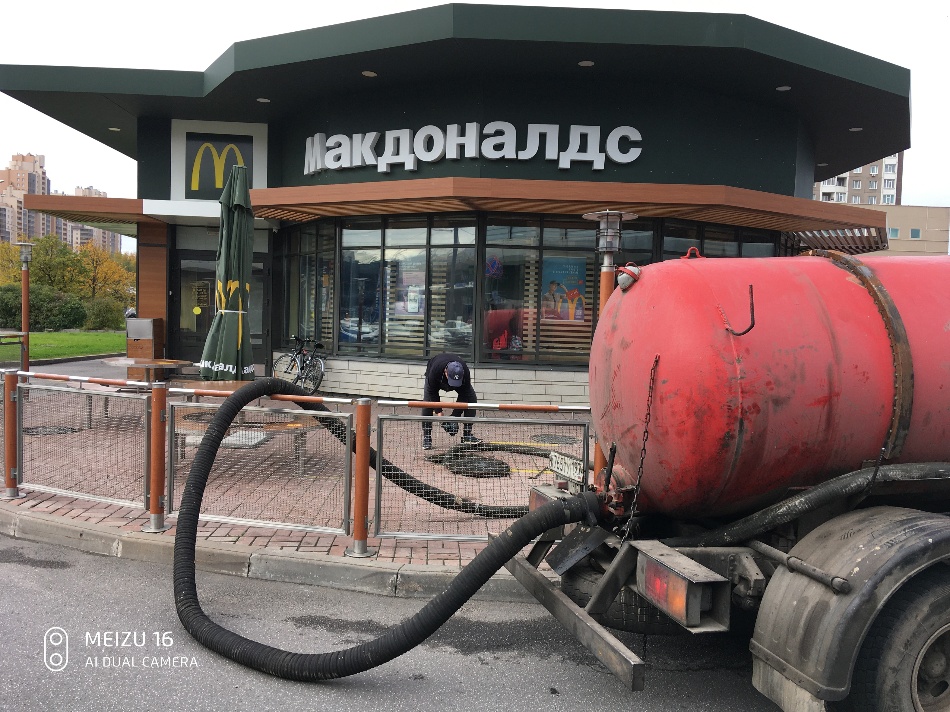 Отзыв о работе Илососной Машын в Пушкинском районе